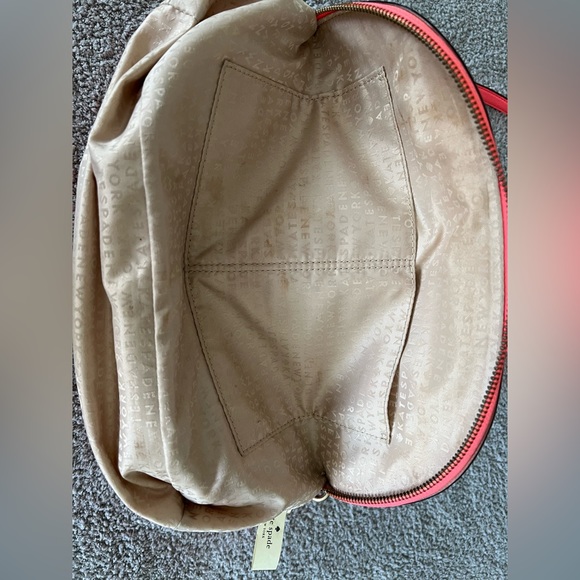 Kate Spade Salmon Pink Crossbody Style Purse. - Picture 8 of 11